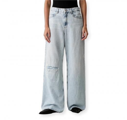 BOSS Jeans Donna Slouchy EMMA MR 50564410 Colore Celeste