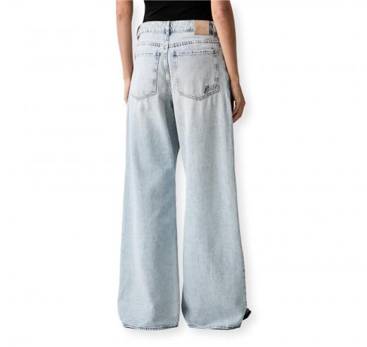 BOSS Jeans Donna Slouchy EMMA MR 50564410 Colore Celeste