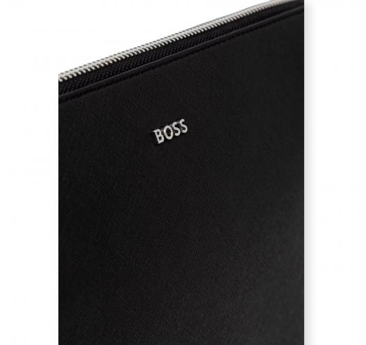 BOSS Borsa Uomo in Pelle con Zip Northon Clutch 50572464 Colore Nero