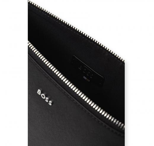 BOSS Borsa Uomo in Pelle con Zip Northon Clutch 50572464 Colore Nero