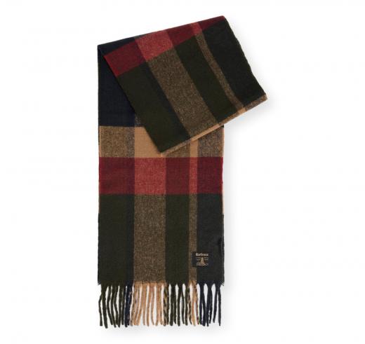 BARBOUR Sciarpa Westerdale a Scacchi Oversize USC0391GN91 Colore Tartan Multicolor
