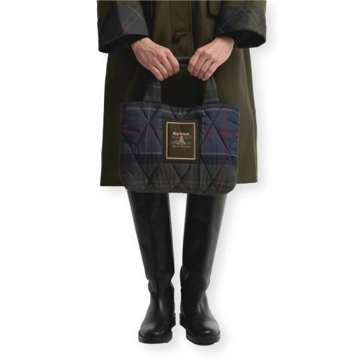 BARBOUR Arlene Mini Borsa Tote Donna Trapuntata Tartan con Tracolla LBA0552TN431
