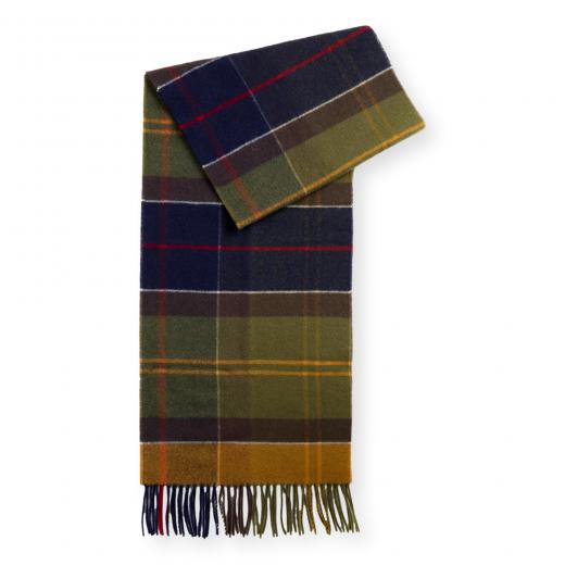 BARBOUR Inverness Sciarpa Tartan 100% Lana d'Agnello Classic USC0322TN111