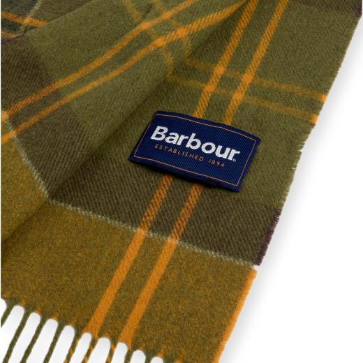 BARBOUR Inverness Sciarpa Tartan 100% Lana d'Agnello Classic USC0322TN111