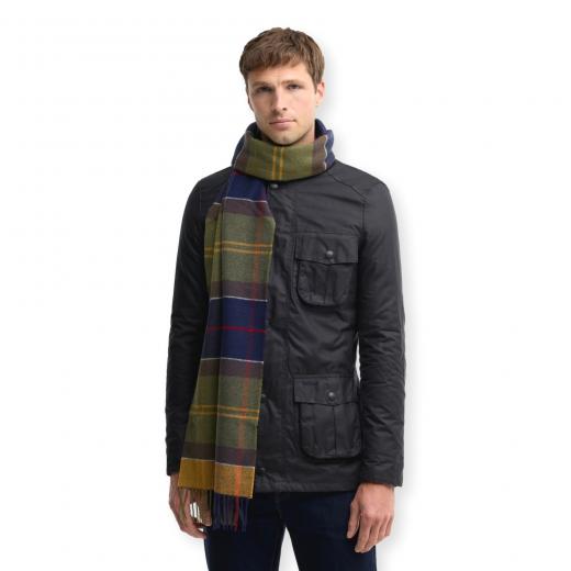 BARBOUR Inverness Sciarpa Tartan 100% Lana d'Agnello Classic USC0322TN111