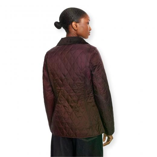 BARBOUR Annandale Giacca Trapuntata Donna Leggera Colletto in Velluto LQU0475RE96 Bordeaux