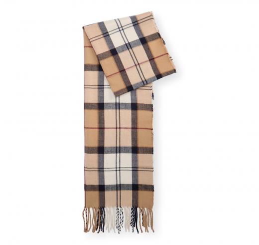 BARBOUR Set Regalo Donna Dover Berretto Hailes Sciarpa Tartan LGS0054BE31 Beige