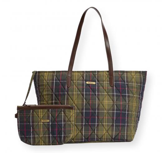 BARBOUR Borsa Donna Tote Trapuntata Wetherham LBA0344OL71 Colore Classic Tartan