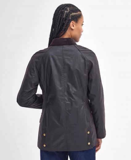BARBOUR Beadnell Giacca Cerata Donna Rustic in Cotone Wax LWX0667RU52