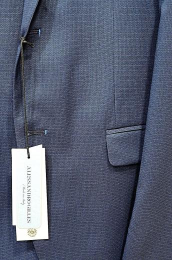 ALESSANDRO GILLES Abito Uomo Slim Fit ART. A22C 0150 Microfantasia Blu