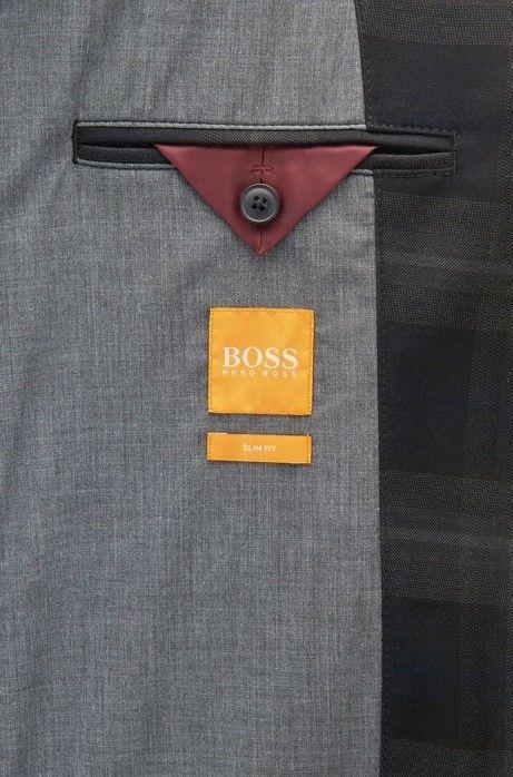HUGO BOSS Giacca slim fit in tessuto a quadri Modello Benestretch8_BS - 50371946