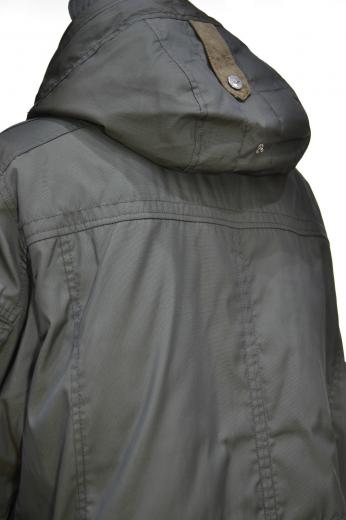 S4 OSPIG Giaccone Uomo Taglia Comoda Con Cappuccio Staccabile