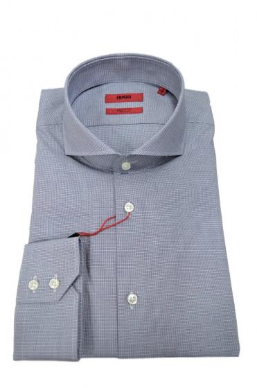 HUGO BOSS Camicia regular fit colletto francese GRIGIO Modello Vepic 50405135