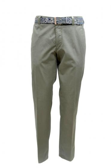 MEYER Pantalone Uomo Modello Rio 1-3117/26 Stretch Colore Verde