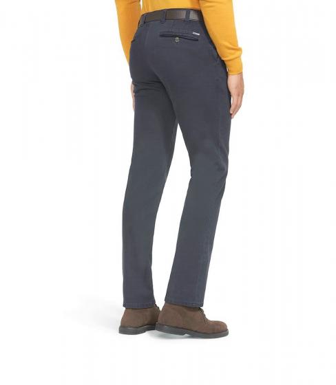 MEYER Pantalone Uomo Modello Oslo Chino In Twill Di Cotone 2-5576/19 Colore Blu