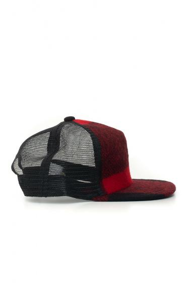 WOOLRICH Basketball Cappello Col. Red Black Buffalo WOACC1636
