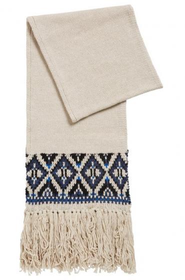 HUGO BOSS Sciarpa in filo misto boucle Karkoki - 50393684 Colore: beige