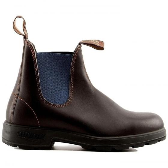 BLUNDSTONE 578 STIVALETTI AUSTRALIANI PREMIUM LEATHER STOUT BROWN BLUE