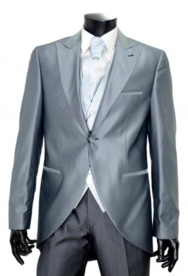 MAESTRAMI Abito Cerimonia Uomo Completo 4 Pezzi Grigio Taglia 50