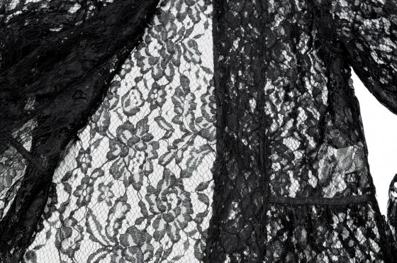 LISA KOTT SPOLVERINO IN PIZZO DONNA 05154 COLORE NERO LINEA CURVY STYLE