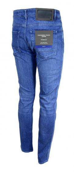 HUGO BOSS Jeans slim fit in denim italiano blu scuro Modello Delaware3 50438747