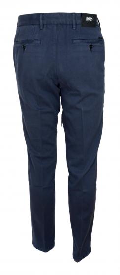 HUGO BOSS Chino slim fit gabardine cotone elasticizzato Kaito1 50437582 BLU