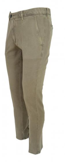 HUGO BOSS Chino slim fit gabardine cotone elasticizzato Kaito1 50437582 BEIGE