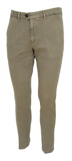 HUGO BOSS Chino slim fit gabardine cotone elasticizzato Kaito1 50437582 BEIGE