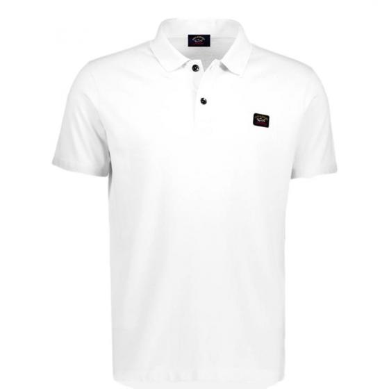 PAUL SHARK Polo Uomo in Cotone Pique Organico C0P1000 010 Colore Bianco