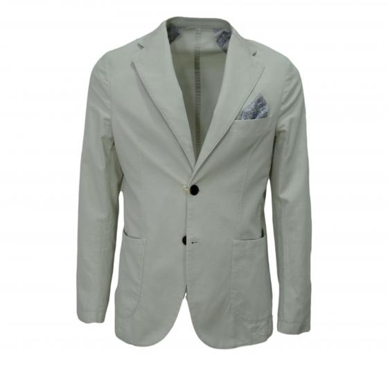ALESSANDRO GILLES Giacca Uomo Sfoderata Slim Fit GD05 Colore Ghiaccio