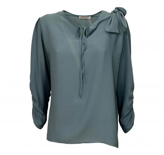 LISA KOTT Blusa 4614 Colore Verde Linea Curvy Style
