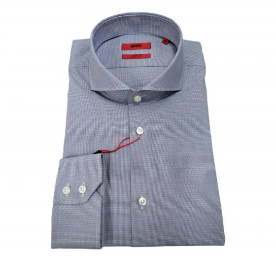 HUGO BOSS Camicia regular fit colletto francese GRIGIO Modello Vepic 50405135