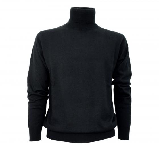 CASHMERE COMPANY Maglia Uomo Dolcevita 99 IU204914 Cashmere e Lana Colore Nero