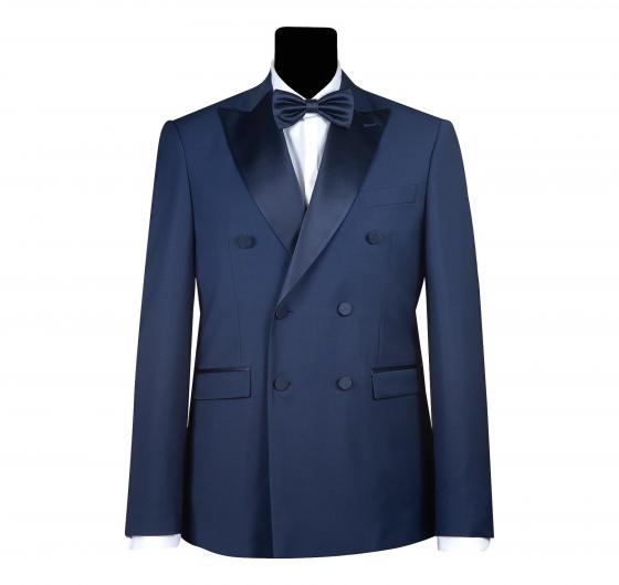 SIMBOLS Abito Uomo Cerimonia Doppio Petto Blu A11800 T4199