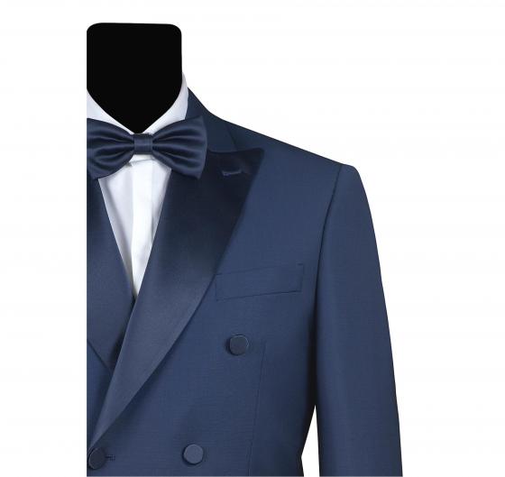 SIMBOLS Abito Uomo Cerimonia Doppio Petto Blu A11800 T4199