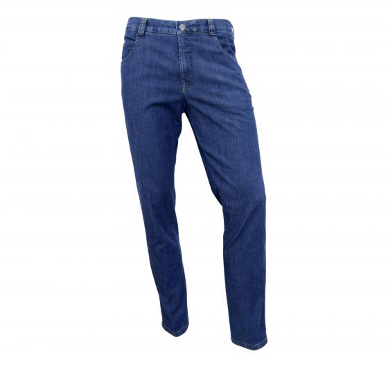 MEYER Pantalone Uomo Jeans Stretch Modello Dubai 1-4120/17 Blu