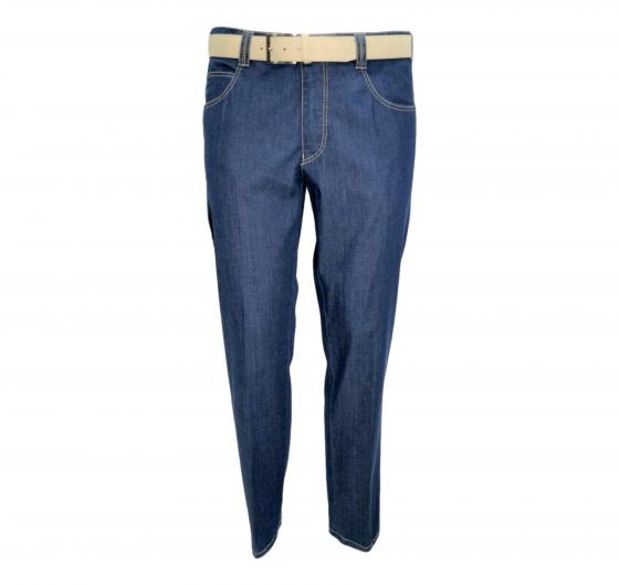 MEYER Pantalone Jeans Uomo Modello Dubai 1-4103/17 Stretch Colore Blu