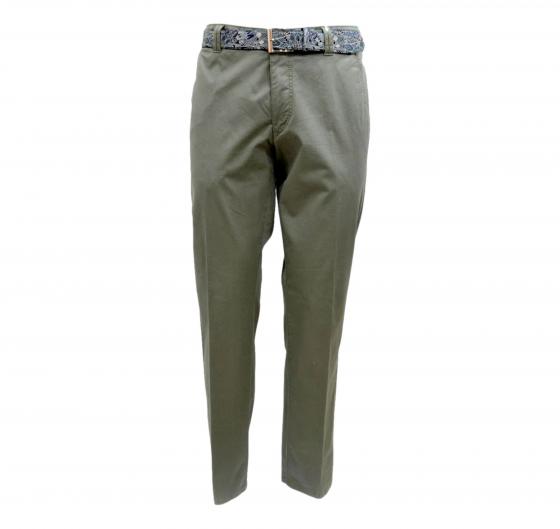 MEYER Pantalone Uomo Modello Rio 1-3117/26 Stretch Colore Verde