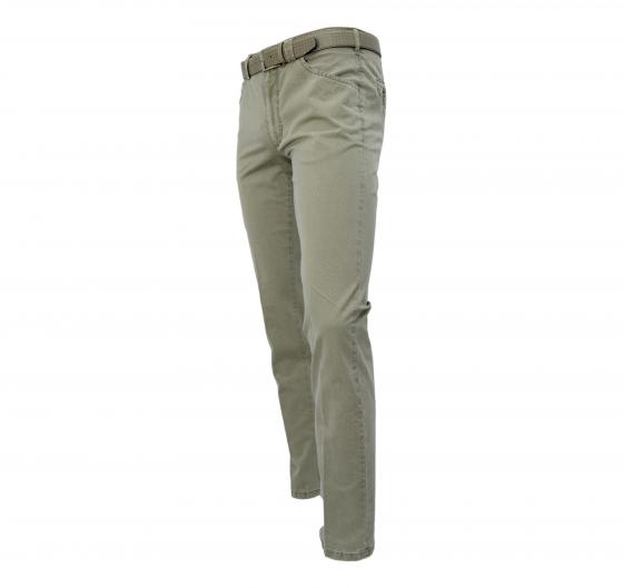MEYER Pantalone Uomo Modello Dublin 1-5019/24 Stretch Micro Fantasia Begie
