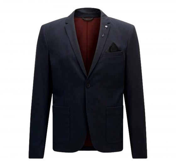 HUGO BOSS Giacca slim fit in tessuto melange Basko_BS  50371962