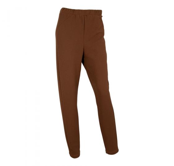 LISA KOTT PANTALONE DONNA CURVY STYLE 9P1012 COLORE NOCCIOLA MADE IN ITALY