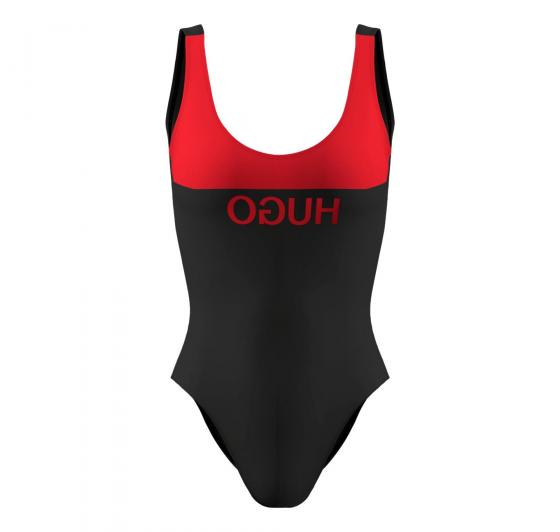 HUGO Costume Donna Mare Piscina 50406911 Modello PAM Bicolore