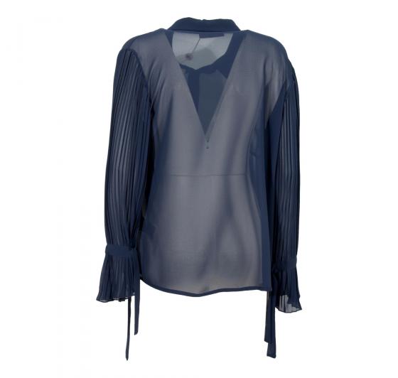 LISA KOTT CAMICIA DONNA CURVY STYLE COLORE BLU 4484 MADE IN ITALY