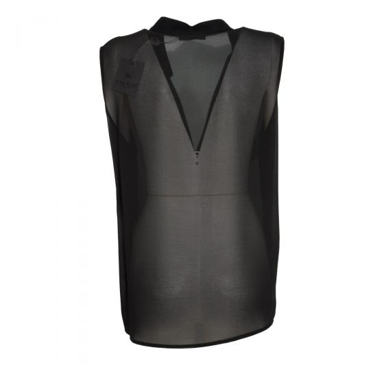 LISA KOTT TOP DONNA CON ROUCHE CURVY STYLE TO0954 COLORE NERO