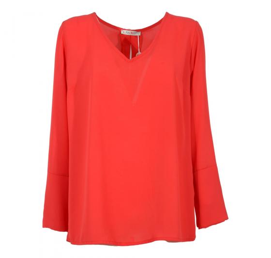 LISA KOTT CASACCA DONNA CURVY STYLE MA36 COLORE ROSSO