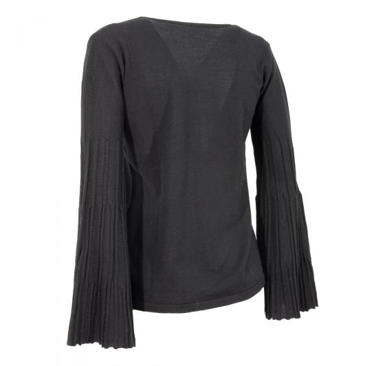 DONATELLA DE PAOLI MAGLIA DONNA 19D2097 COLORE NERO MADE IN ITALY