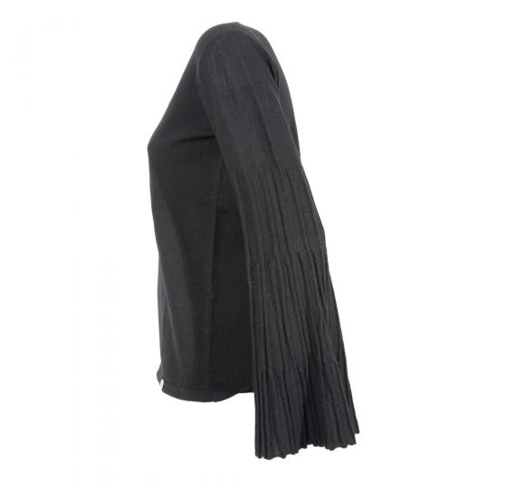 DONATELLA DE PAOLI MAGLIA DONNA 19D2097 COLORE NERO MADE IN ITALY