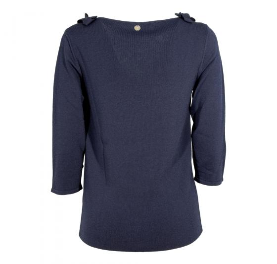 DONATELLA DE PAOLI MAGLIA DONNA 19D1117 COLORE BLU MADE IN ITALY