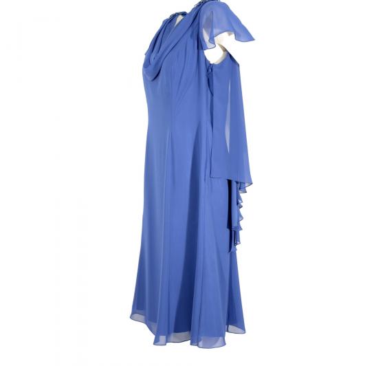 CABOTINE ABITO DONNA MODELLO TUBINO CON CAPPA CCL24692 COLORE BLU