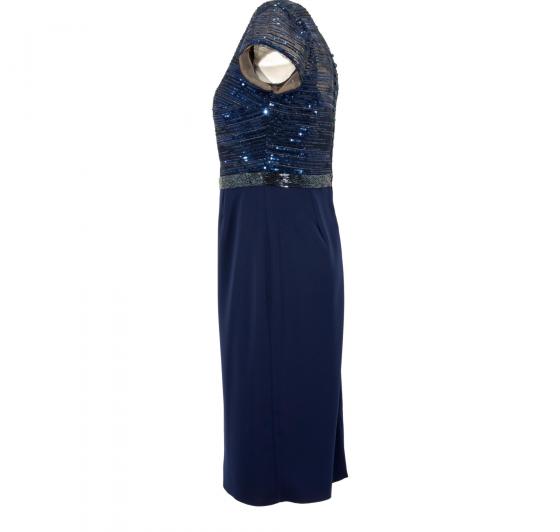 CABOTINE Abito Donna Modello Tubino CTFD-517 Colore Blu Strass